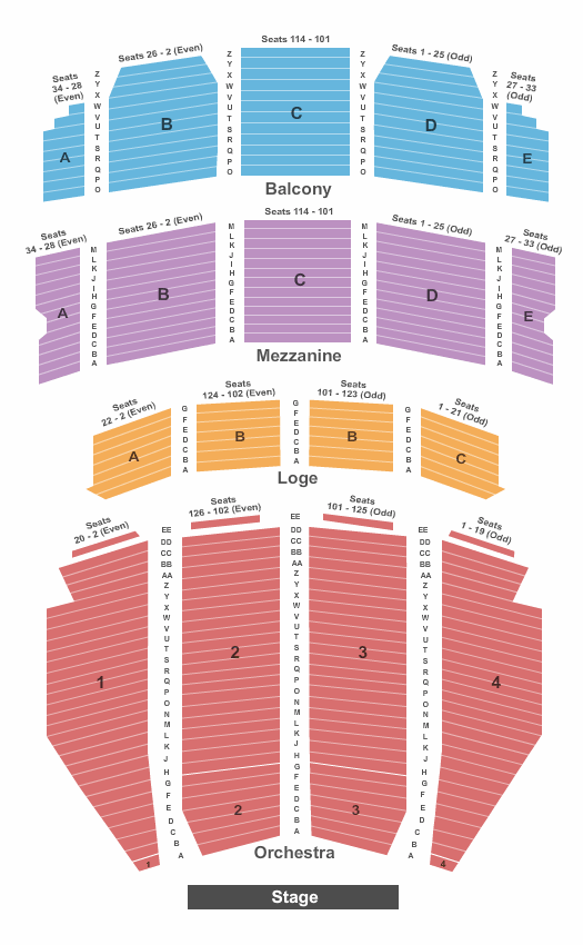 Ohio Theatre Death Becomes Her Seating Chart